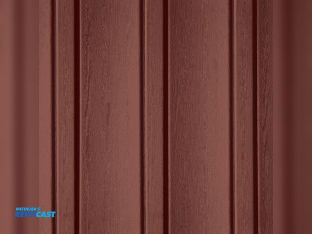Lot 2-27514 - BOARD &amp; BATTEN S7" Autumn Red Vinyl Siding