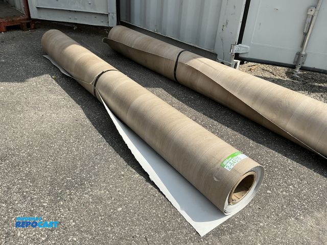 Lot 2-64510 - Roll of vinyl flooring, 8’ wide, unknown length.