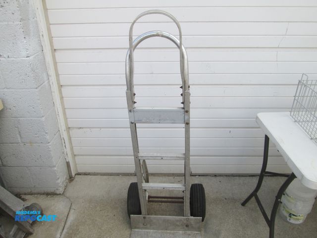 Lot 2-59080 - 2=wheel all aluminum hand cart - pneumatic tires are hard
