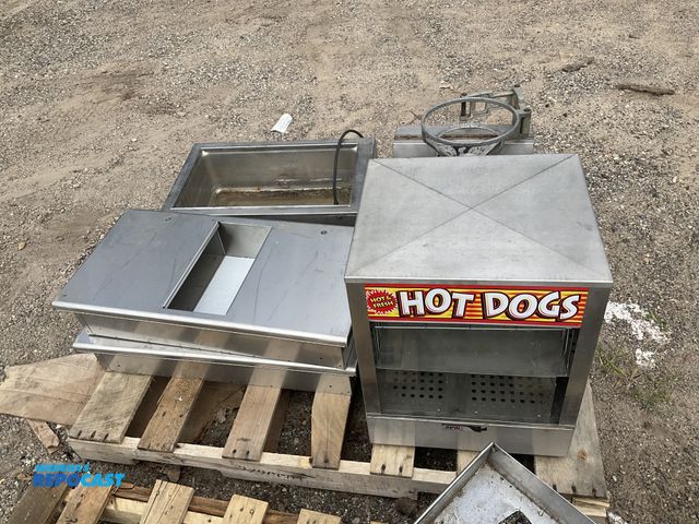 Lot 2-99452 - Skid lot with Wells SMPT-120 Food Warmer, a Belshaw Hot-n-Dot Donut Cooker, Hot Dog Steamer, and (2)...