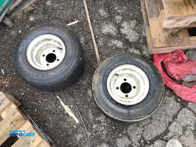Lot 2-35876 - (2) Kenda Hole-N-1 18x8.50-8 Golf Cart Tires w/ Rims