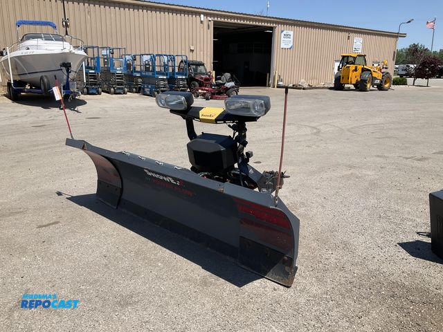 Lot 2-44094 - SnowEx Power Plow 8100 Snowplow, 8’ wide to 10’ wide, metal cutting edge, hydraulic angle, no wiring...