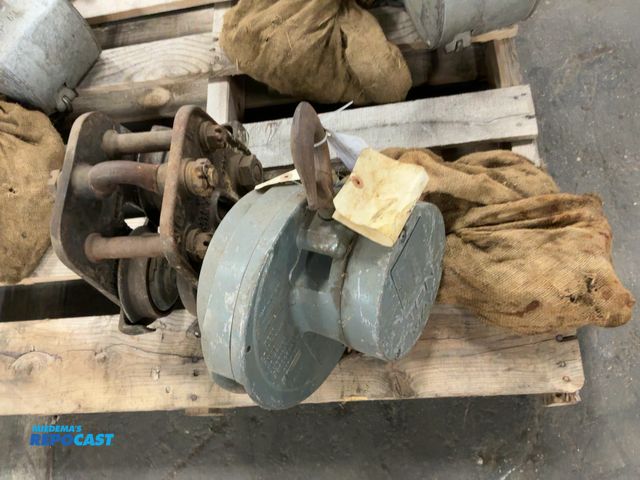 Lot 2-30561 - CM 1 Ton Manual Chain Hoist with 1-ton I-Beam Trolley