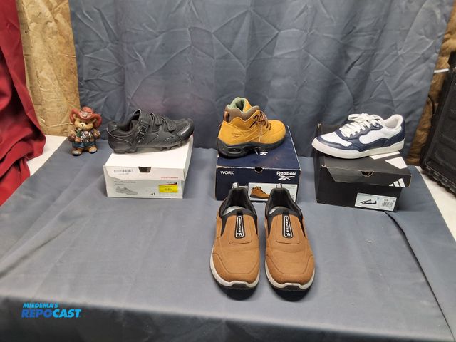 Lot 2-96008 - CANEMON SHOES, REEBOK BOOTS, FORWAY MOUNTAIN SHOES, ADIDAS RETROCROSS 25 SHOES