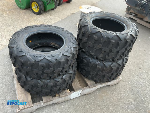 Lot 2-42310 - (4) Tires off a CanAm, includes two XPS Trail Force 27x9.00R14 and two XPS Trail Force 27x11.00R14