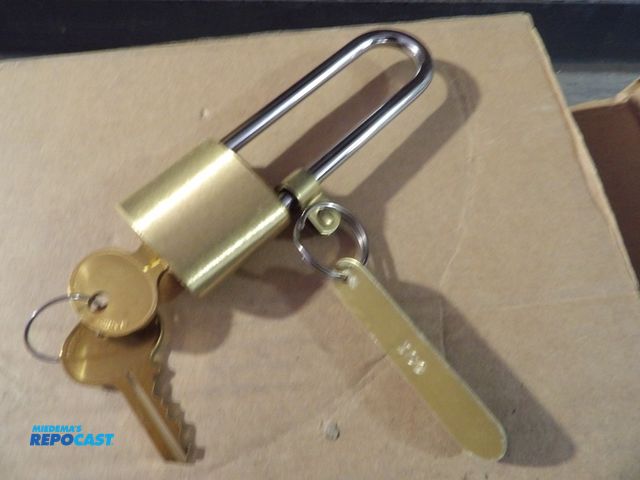Lot 2-58237 - Lot of (12) New Wilson Bohannon Brass Shackle Padlock 3" Padlock w/ tag and keys, Model #1722B, Soli...