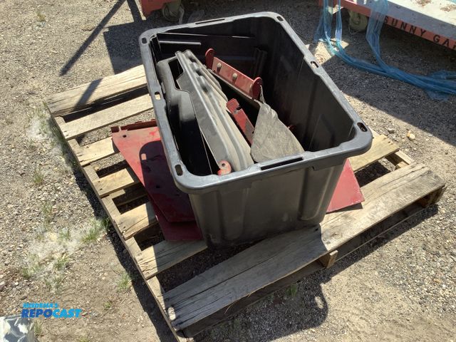 Lot 2-62386 - Lot of (15) Lot of Exmark chutes &amp; deck covers from Exmark Tracer mowers.