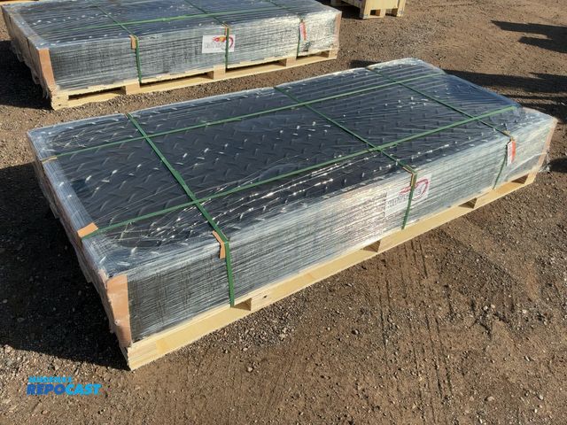 Lot 2-41976 - (15) New SDLANCH Ground Protection Mats, Approx. 41" wide x 94-1/2" long x1/2” thick, diamond plate ...