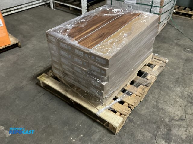 Lot 2-92105 - 24 Vinyl Flooring Park End 4.4mm 6mil, 16 per box, VTRHDPAREND6X36