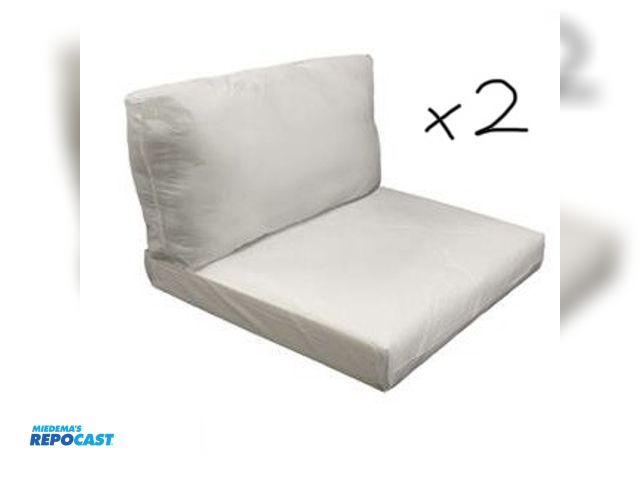 Lot 2-11471 - (2) TK Classics 010CUSHION-ARMLESS 4” Cushions for Chairs
