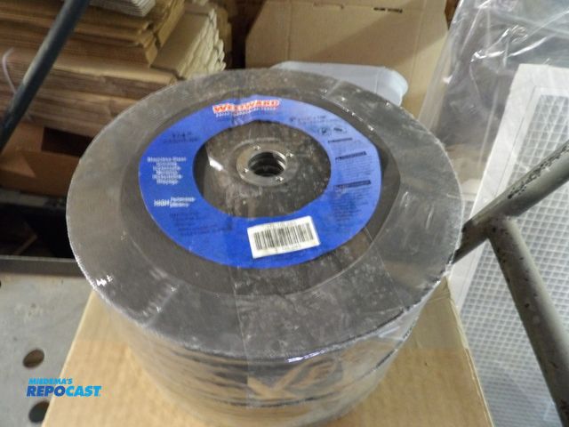 Lot 2-58256 - Lot of (20) New  westward Depressed Center Wheel : 9X1/4 X1/8,Type 27 24 grit, for Aluminum Cast Iro...