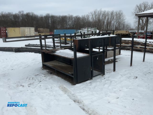 Lot 2-42819 - Metal Concrete Form Rack off a Flatbed with Stake Pockets, approx. 173” long x 95” wide, one side to...