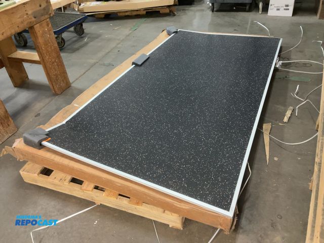 Lot 2-17542 - 4’ x 8’ bulletin board, has damage