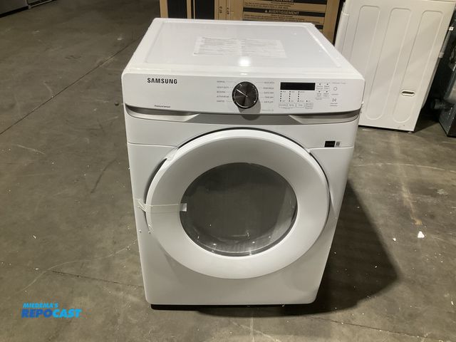 Lot 2-46407 - Scratch & Dent Electric Samsung DVE45T6000W Dryer
