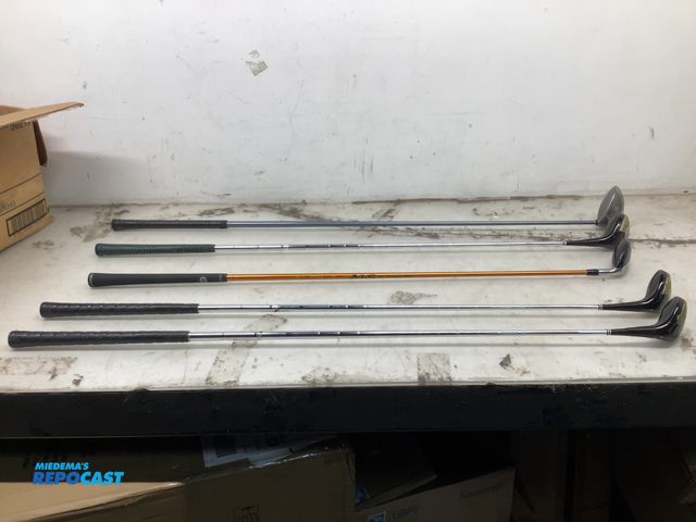 Lot 2-79973 - lot of (5) vintage club drivers, (4) ben hogan, (1) Callaway, Big Bertha