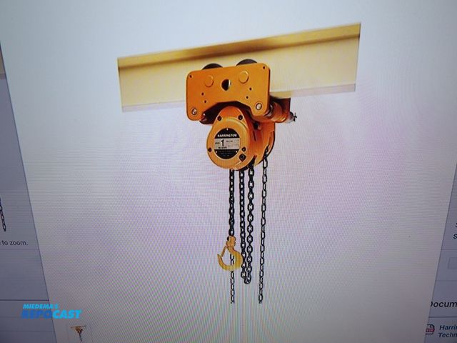 Lot 2-58321 - New Harrington Manual Chain Horst! Push Trolley, 40001b lift capacity, 10 AA L4tt Length model #NTH0...