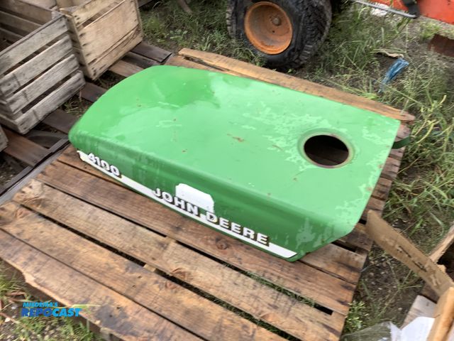 Lot 2-27363 - john deere model 4100 tractor hood, many many different model 4000 series compact john deere tractor...