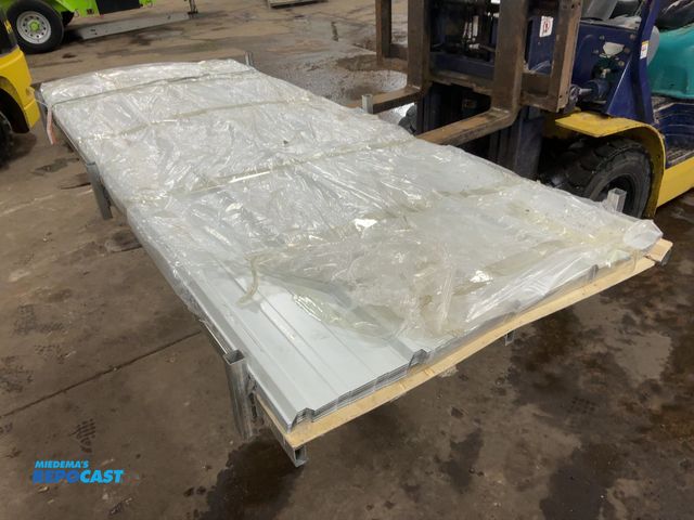 Lot 2-42637 - (50) Sheets of SDLANCH Corrugated Steel Sheet Metal, 5-Rib, Approx. 36-13/16” Wide x 94-1/2” Long, W...