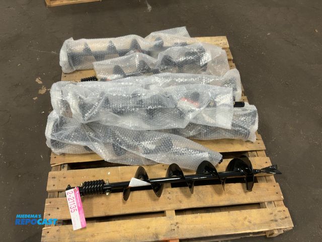 Lot 2-21135 - (8) New 6" Auger Bits, approx. 35-1/2" long overall, approx. 3/4" round drive