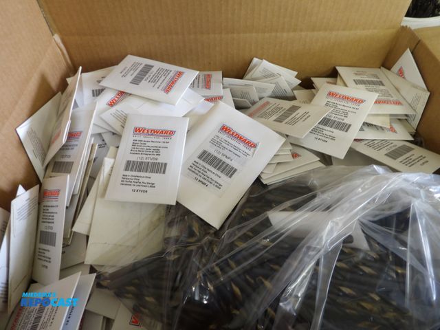 Lot 2-53325 - approx (2500) new Assorted HSS Drill Bits various sizes, Black Oxide