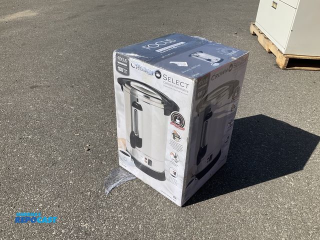 Lot 2-75122 - New Focus Foodservice FCMCS100 Crown Select Automatic Coffeemaker, 100 Cup, 4 Gallon, 15 Liter