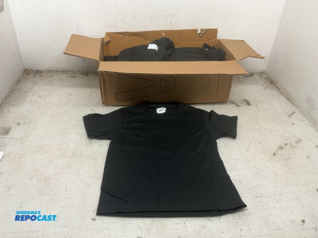 Lot 2-93799 - Port and Company Core Cotton Black T-Shirts - 4 adult smalls, 1 youth xs, 6 youth m, 4 youth L, and ...