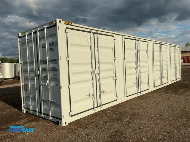 Lot 2-20299 - 2026 40’L x 8’W x 9’ 6”T High Cube Shipping/Ground Container, swing doors on one end and four sets o...