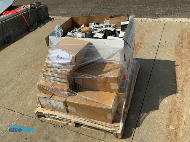 Lot 2-11227 - Skid of Assorted New Clamps, includes exhaust clamps, hose clamps, and more, See Pictures for invent...