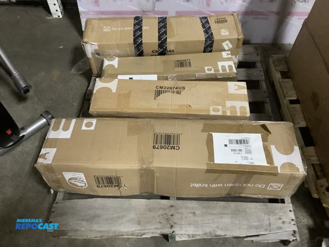Lot 2-69249 - Skid lot of (4) mini artificial various colored Christmas trees Including: CM22048, CM20677, CM22874...