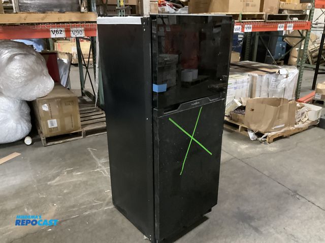 Lot 2-33243 - Scratch & Dent Furrion FCR10DCGTA Refrigerator/Freezer RV fridge/freezer multiple shelves and a draw...