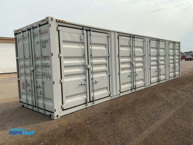 Lot 2-21151 - 2026 40’L x 8’W x 9’ 6”T High Cube Shipping/Ground Container, swing doors on one end and four sets o...