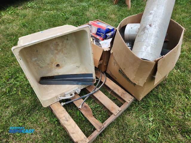 Lot 2-10724 - Large lot of building supplies and other misc. home improvement items, including HVAC, plumbing, and...