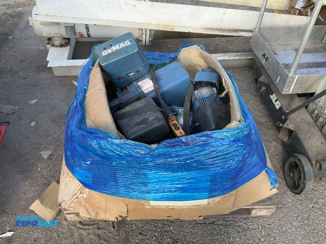 Lot 2-67895 - crate of demag electric chain hoists