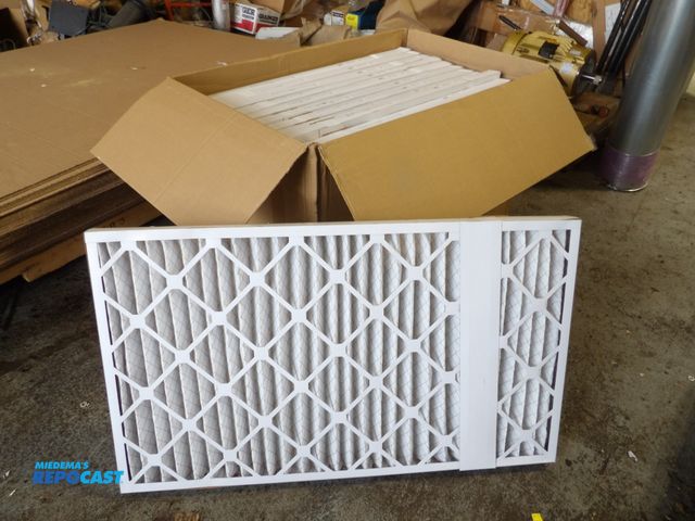 Lot 2-76858 - lot of 12 grainger pleated air filters, 22" x 37" x 2"