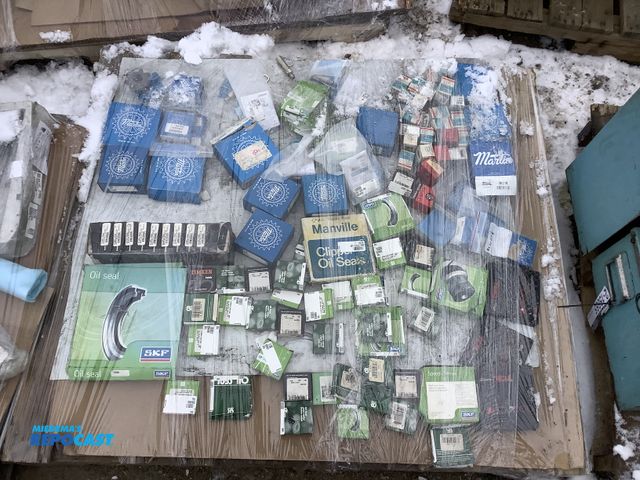 Lot 2-15666 - Skid Lot of Assorted Oil Seals, Ball Bearings, Shaft Repair Sleeves, Bushings, Sprockets, Etc.