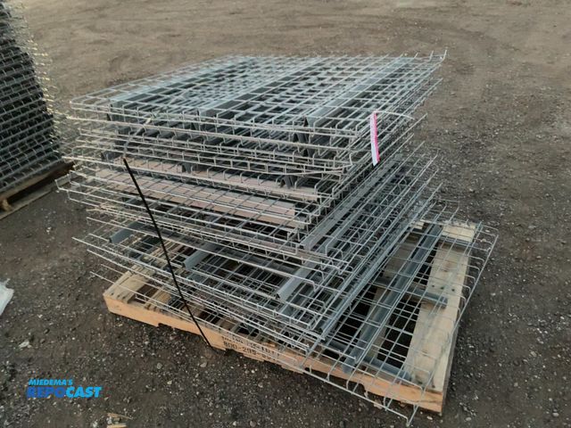 Lot 2-20931 - Approx. (25) Metal Mesh Decks for 42" Deep Pallet Racking, 45.5" wide, some are bent