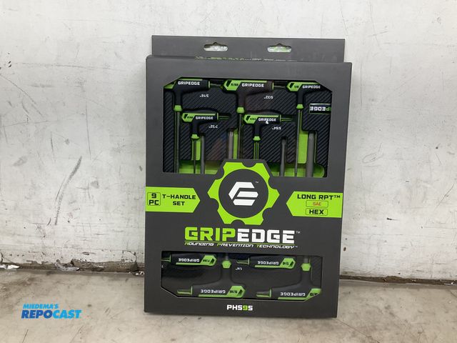 Lot 2-94855 - grip edge 9pc  t handle fractional hex