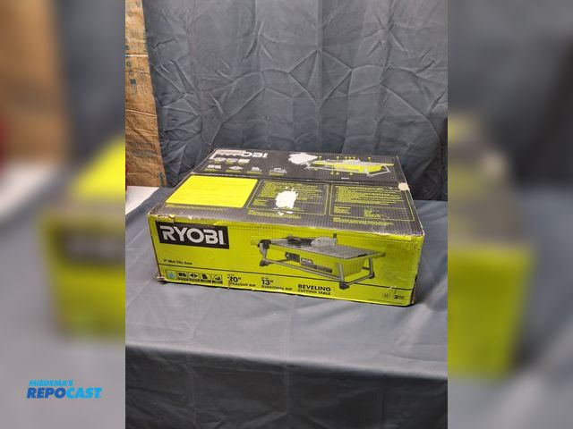 Lot 2-35589 - RYOBI 7IN WET TILE SAW. WORKS