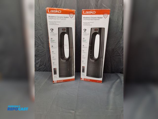Lot 2-35770 - (2) LASKO BLADELESS CERAMIC HEATERS. WORKS