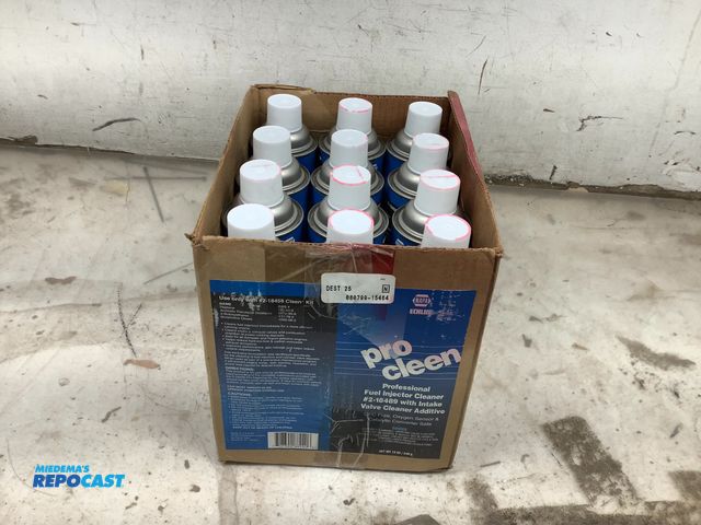 Lot 2-69387 - lot of (12) 12oz pro cleen spray fuel injector cleaner