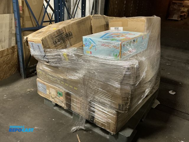 Lot 2-11125 - Skid of Miscellaneous Items including Intex Play Center, Operator Reinforcement Kit, LX-BOX#345X3 Fi...