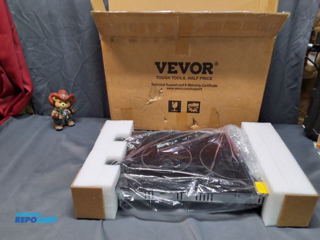 Lot 2-18969 - VEVOR ELECTRIC COOKTOP 12 IN 2 BURNER STOVE TOP