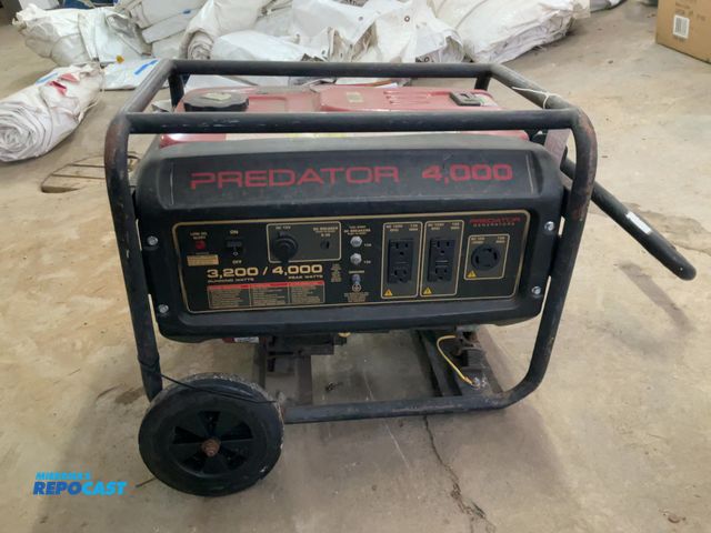 Lot 2-60766 - Predator 4000 Portable Gas Powered Recoil Start Generator