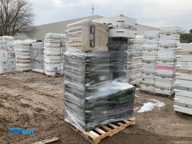 Lot 2-19660 - 9 Military surplus shipping cases