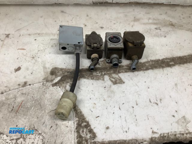 Lot 2-19488 - Lot of (4) Electrical Outlet Receptacles; (3) are 600 VAC 20A and (1) is 20A 250 Volt
