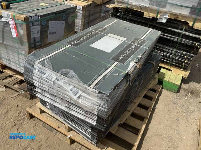 Lot 2-76717 - 416 sq. feet of 24” x 48” Milos White Porcelain Tile.