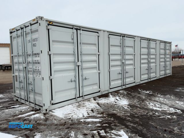 Lot 2-42249 - 2026 40’L x 8’W x 9’ 6”T High Cube Shipping/Ground Container, swing doors on one end and four sets o...