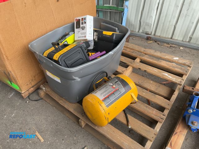 Lot 2-55608 - Large tub of many assorted tools. All untested. All proceeds go to Helen Devon’s Children’s Hospital...