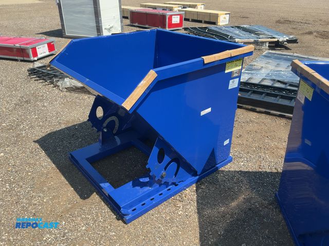 Lot 2-40440 - New Chery Industrial 1.0 Cubic Yard Forkable Dump Hopper, top of hopper measures 43-3/8”x42-1/4”, 40...