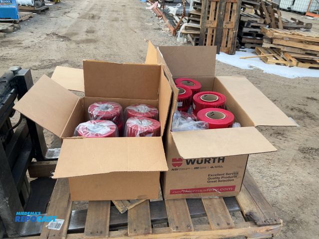 Lot 2-94670 - 3 Boxes of Rolls of Industrial Caution Tape